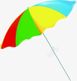 彩色的太阳伞彩色太阳伞夏日高清图片
