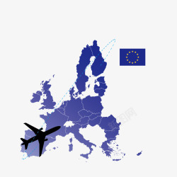 飞行的路径欧盟飞行之旅高清图片