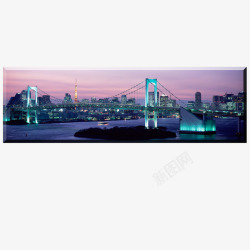 珠港澳珠港澳大桥相框实物风景图高清图片