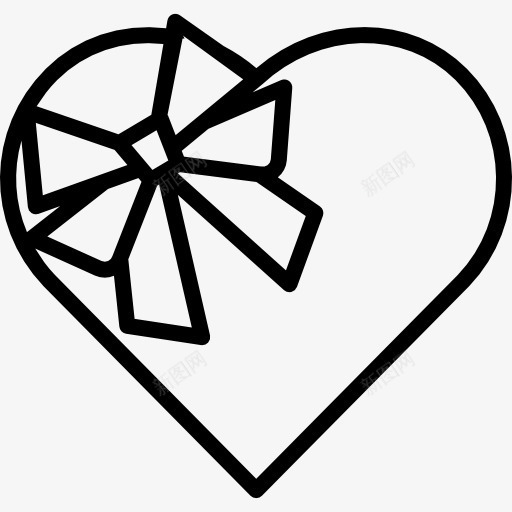 巧克力的心形盒子图标png_新图网 https://ixintu.com 可爱 巧克力 形状的心 心形 情侣