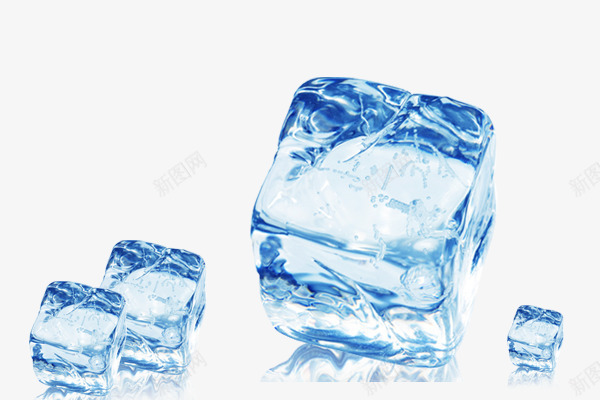 立体冰块png免抠素材_新图网 https://ixintu.com 冰块 各种大小的冰块 正方形冰块 立体冰块 蓝色冰块