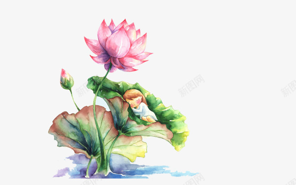 荷塘月色png免抠素材_新图网 https://ixintu.com 河水 流水 环保 绿色
