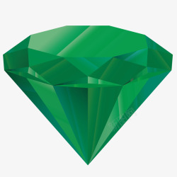 绿色钻石矢量图素材