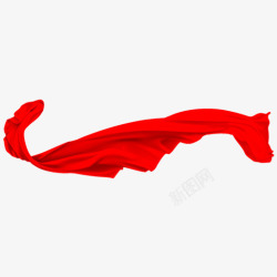 旗子浮标红色飘带随风飘动高清图片
