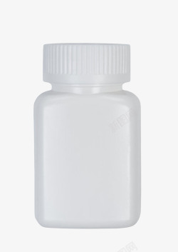 药瓶包装纯白色容器药瓶塑料瓶罐实物高清图片