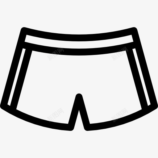 短裤图标png_新图网 https://ixintu.com femenine 女性 时尚 服装 运动