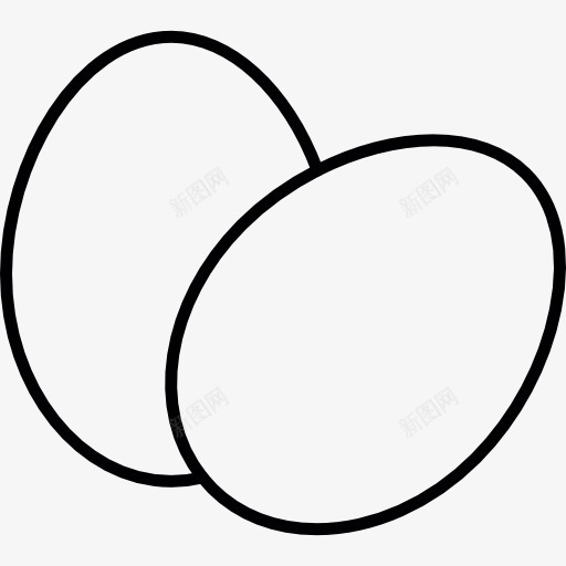 鸡蛋图标png_新图网 https://ixintu.com 农业 农场 有机 食品 鸟类 鸡肉