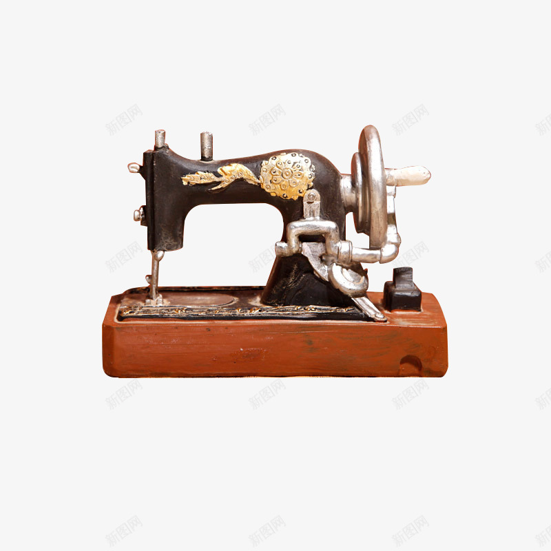 老式缝纫机创意摆件png免抠素材_新图网 https://ixintu.com 做旧 复古缝纫机 缝纫工具 缝纫机 老式缝纫机 针车