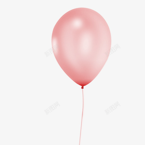 粉色的气球png免抠素材_新图网 https://ixintu.com 一颗气球 实物 日用 气球 粉色 飞起来的气球