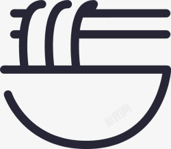 碗logo就餐中图标高清图片