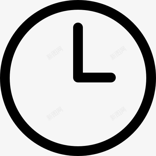 圆形时钟图标png_新图网 https://ixintu.com 圆形时钟 手表 挂钟 时间 漫画时钟 计时器