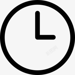 手表时间圆形时钟图标高清图片