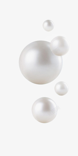 成色优良白色珍珠高清图片