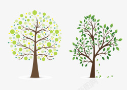 植树节手绘树高清图片