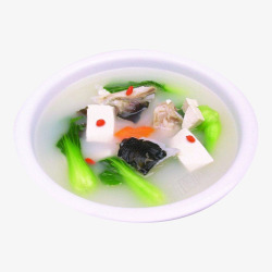 鱼头炖豆腐鱼头炖豆腐美味清汤高清图片