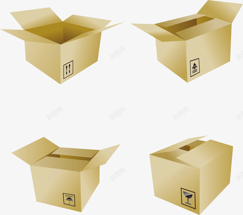 盒子png免抠素材_新图网 https://ixintu.com 盒子 盒子素材 纸库 纸盒 纸盒素材 褐色图片