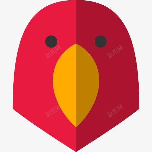 Parrot图标png_新图网 https://ixintu.com 动物 动物园 动物王国 野生的生活 鸟类 鹦鹉