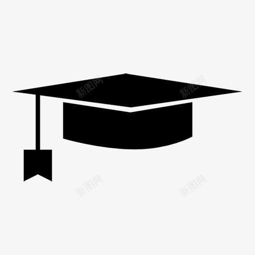 毕业典礼帽子图标png_新图网 https://ixintu.com 博士帽 学位 学士帽 学士帽免费素材 毕业帽