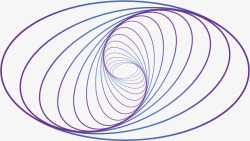 椭圆螺旋背景图素材