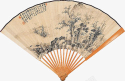 中国古典瑰宝中国风扇子高清图片