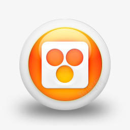 简单的标志广场有光泽的橙色球体图标png_新图网 https://ixintu.com logo simpy square 广场 标志 简单的