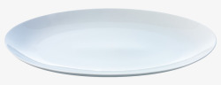 西餐餐具手绘白色简单大盘子高清图片
