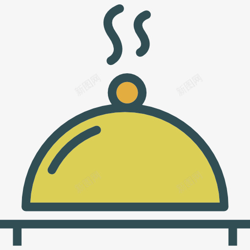 晚饭图标png_新图网 https://ixintu.com 午餐 午餐卡通 托盘 晚餐 服务员 食物 食物和餐厅 餐厅