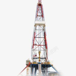 石油钻井铁塔钻井台高清图片