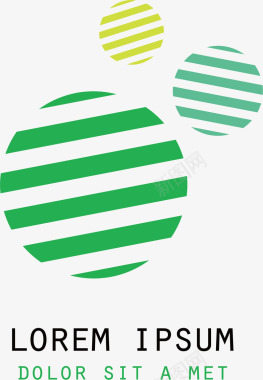 圆形的互联网公司logo矢量图图标图标