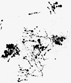 简约墨渍黑色斑斓墨水高清图片