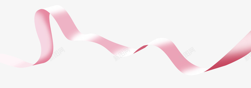 创意合成柔和的粉红色丝带png免抠素材_新图网 https://ixintu.com 丝带 创意 合成 柔和 粉红色