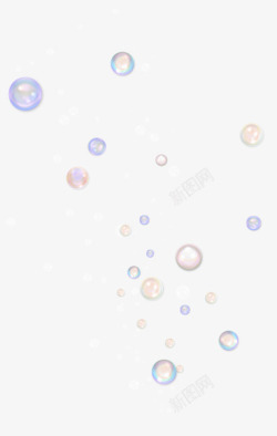 多彩气泡多彩气泡漂浮高清图片