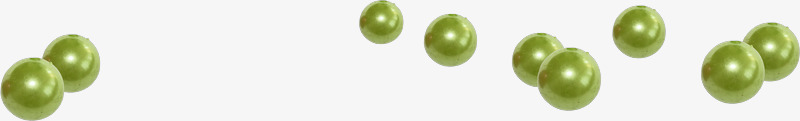 卡通手绘绿色珍珠png免抠素材_新图网 https://ixintu.com 漂浮 漂浮素材 珠宝装饰 球体 绿色