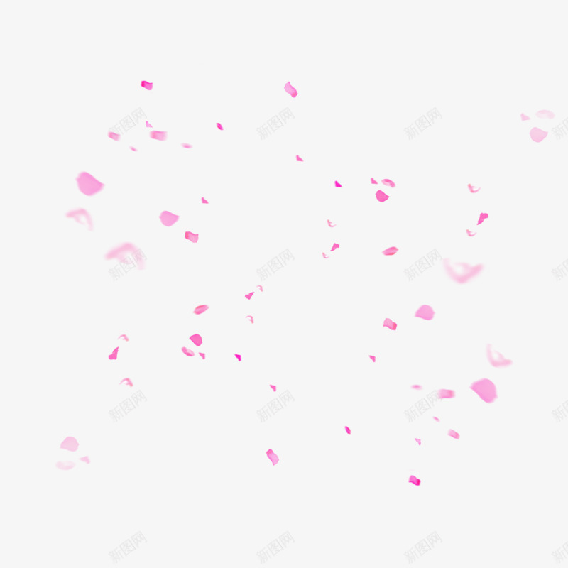 粉色小碎纸png免抠素材_新图网 https://ixintu.com 小碎纸 小纸屑 彩色纸屑 漂浮碎片 简约 粉色碎纸
