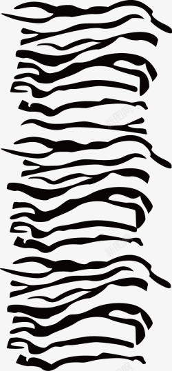斑马条纹盘子黑白斑马纹高清图片