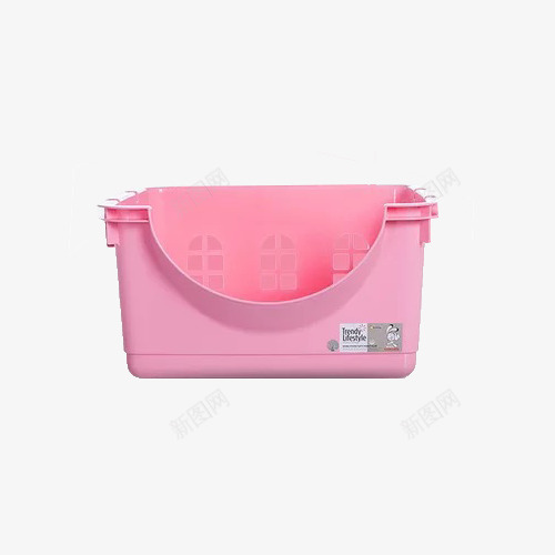 粉色收纳盒png免抠素材_新图网 https://ixintu.com 产品实物 收纳 盒子 粉色 蔬菜框