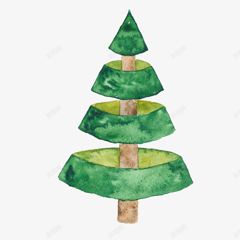 创意树木png免抠素材_新图网 https://ixintu.com 创意松树 创意树木 圣诞节装饰 树木 绿色松树 间断树木