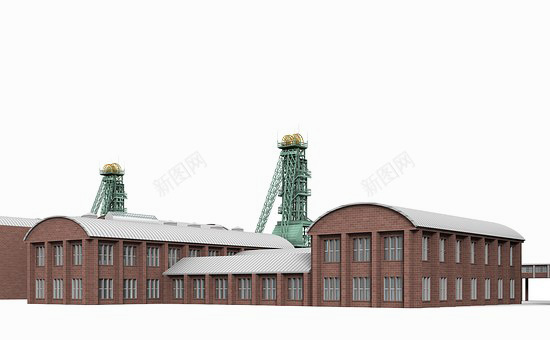 雪中的建筑psd免抠素材_新图网 https://ixintu.com 工厂里的建筑物 西方欧式建筑 雪景海报的点缀物