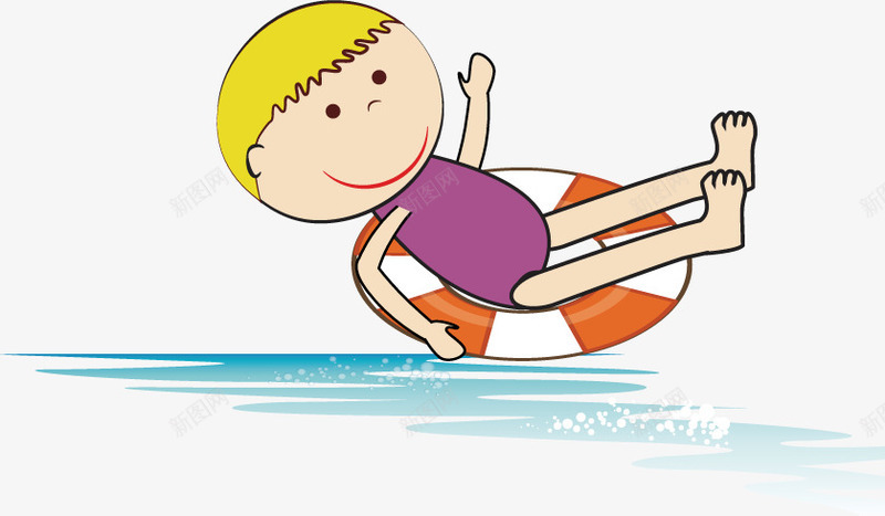 海边沙滩玩耍儿童png免抠素材_新图网 https://ixintu.com 儿童 大海 沙滩 海浪 海边