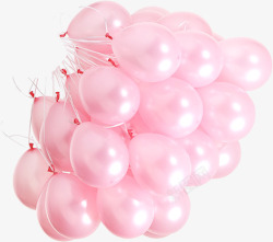 甜美粉色调粉色浪漫唯美甜美气球高清图片