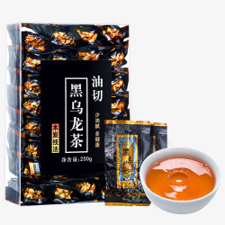 黑乌龙茶茶汤素材