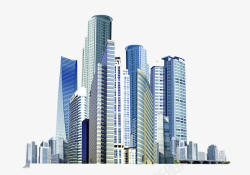 深圳建筑群城市高楼大厦建筑群实景高清图片