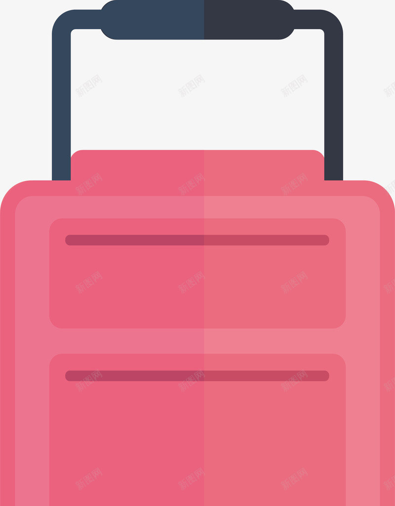 粉色旅行箱包矢量图ai免抠素材_新图网 https://ixintu.com 卡通 旅行 旅行箱包 箱包 箱包设计 粉色 矢量图