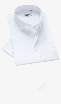 休闲衬衣夏季商务休闲正装工装男士半袖白衬衣薄高清图片
