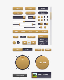 网页组件网页前端UI组件高清图片