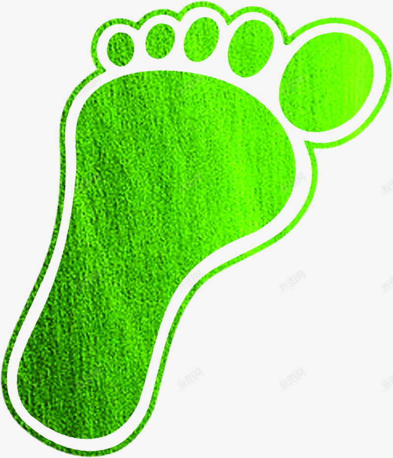 绿色草地脚印鞋子广告png免抠素材_新图网 https://ixintu.com 绿色 脚印 青草 鞋子