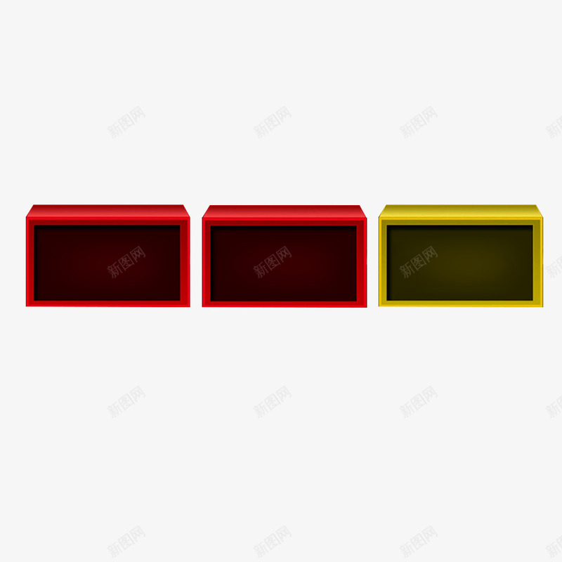 彩色盒子psd免抠素材_新图网 https://ixintu.com 光泽 展示 彩色 显示屏 渐变 盒子 立体 质感