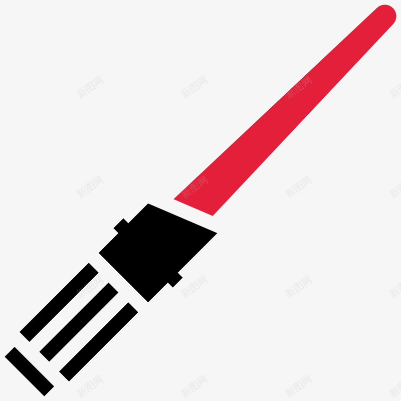 光剑红色图标png_新图网 https://ixintu.com lightsaber red star wars 光剑 星球大战 红色的