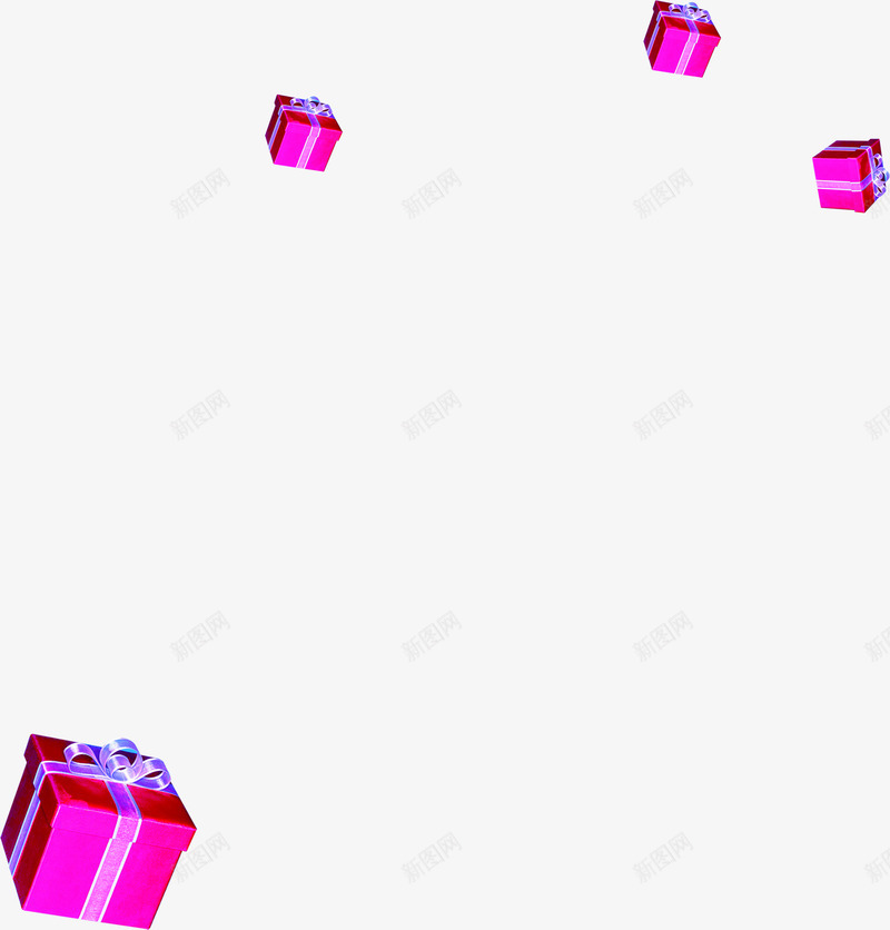 紫色卡通漂浮喜从天降礼物png免抠素材_新图网 https://ixintu.com 卡通 喜从天降 漂浮 礼物 紫色