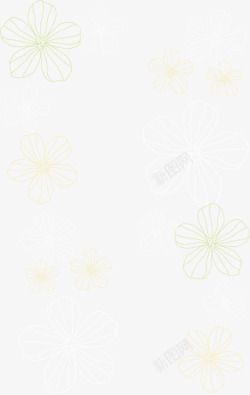 淡雅底纹花卉背景高清图片